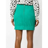 Versus Aqua Green Suede Mini Skirt - '80s Second hand