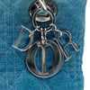Dior Medium Denim Cannage Acrylic Handles Lady Dior Secondhand