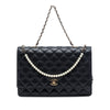 Chanel CC Quilted Lambskin Fantasy Pearl Single Flap Secondhand