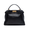Fendi Medium Leather Lace Up Peekaboo Iconic Satchel Secondhand