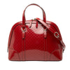 Gucci Small Microguccissima Patent Nice Dome Satchel Secondhand