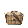 Burberry Haymarket Check Coated Canvas Satchel Secondhand