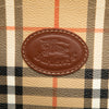 Burberry Haymarket Check Coated Canvas Satchel Secondhand