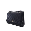 Chanel CC Bicolor Quilted Caviar and Grosgrain Top Handle Flap Secondhand