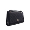 Chanel CC Bicolor Quilted Caviar and Grosgrain Top Handle Flap Secondhand