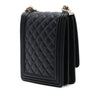 Chanel Quilted Lambskin North South Boy Flap Secondhand