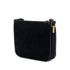 Saint Laurent Suede Allover Monogram Crossbody Secondhand