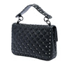 Valentino Medium Crinkled Nappa Rockstud Spike Satchel Secondhand