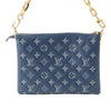 Louis Vuitton Monogram Embossed Denim Lambskin Coussin PM Secondhand