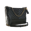 Chanel Medium Chevron Iridescent Aged Calfskin Gabrielle Crossbody Secondhand