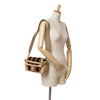 Fendi Shearling Pequin Baguette Satchel Secondhand