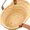LOEWE Small Raffia Anagram Basket Tote Secondhand