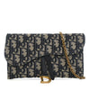 Dior Oblique Canvas Saddle Wallet On Chain Secondhand