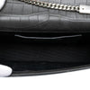 Saint Laurent Medium Croc Embossed Leather Kate Tassel Crossbody Secondhand