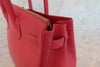 Hermes Birkin Handbag Red Courchevel with Gold Hardware