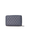 Secondhand Chanel CC Quilted Lambskin Zip Around Wallet