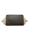 Secondhand Celine Medium Tricolor Leather Trapeze Satchel