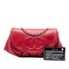 Chanel CC Quilted Lambskin Half Moon Wallet on Chain Secondhand