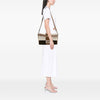 Fendi Large Zucca and Pequin Canvas Convertible Baguette Satchel Secondhand