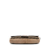 Fendi Large Zucca and Pequin Canvas Convertible Baguette Satchel Secondhand