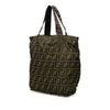 Fendi Zucca Canvas and Nylon Foldable Tote Secondhand
