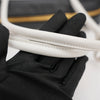 Secondhand Miu Miu Beau Black and White Leather Bag with Double Handles- '20s