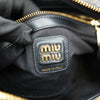 Secondhand Miu Miu Beau Black and White Leather Bag with Double Handles- '20s