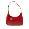 Ferragamo Gancini Embossed Leather Shoulder Bag Secondhand
