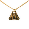 Dior Gold Plated Bag Pendant Necklace Secondhand