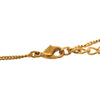 Dior Gold Plated Bag Pendant Necklace Secondhand
