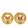 Secondhand Chanel Gold Plated CC Clip On Earrings