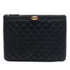 Chanel Medium Quilted Caviar Boy O Case Clutch Secondhand