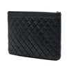 Chanel Medium Quilted Caviar Boy O Case Clutch Secondhand
