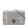 Dior Metallic Patent Microcannage Diorama Wallet on Chain Secondhand