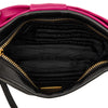 Prada Bicolor Nappa Fiocco Bow Clutch on Strap Secondhand