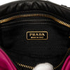 Prada Bicolor Nappa Fiocco Bow Clutch on Strap Secondhand