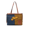 LOEWE Paulas Ibiza Large Canvas Stripes Cushion Tote Secondhand