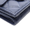 Chanel CC Quilted Caviar Flap Wallet Secondhand
