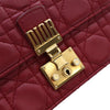 Dior Lambskin Cannage DiorAddict Wristlet Clutch Secondhand