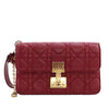 Dior Lambskin Cannage DiorAddict Wristlet Clutch Secondhand