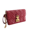 Dior Lambskin Cannage DiorAddict Wristlet Clutch Secondhand