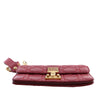 Dior Lambskin Cannage DiorAddict Wristlet Clutch Secondhand