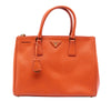 Prada Medium Saffiano Lux Galleria Double Zip Satchel Secondhand