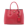 Prada Medium Saffiano Cuir Double Satchel Secondhand