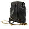 Chanel Large CC Quilted Lambskin Drawstring Backpack Secondhand