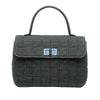 Chanel Reissue 2.55 Chocolate Bar Denim Top Handle Flap Secondhand