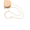 Chanel Quilted Lambskin About Pearls Round Clutch with Chain Secondhand