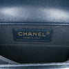 Chanel Paris New York Metallic Lambskin Striped North South Boy Flap Secondhand