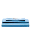 Prada Saffiano Lux Bow Wallet On Strap Secondhand