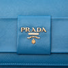 Prada Saffiano Lux Bow Wallet On Strap Secondhand